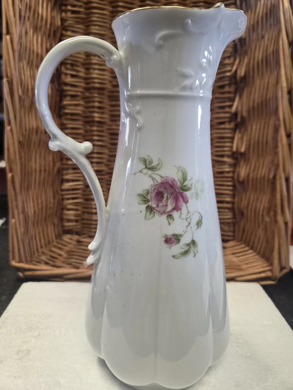 German Vintage 1970s Ceramic Pitcher By Brunswick